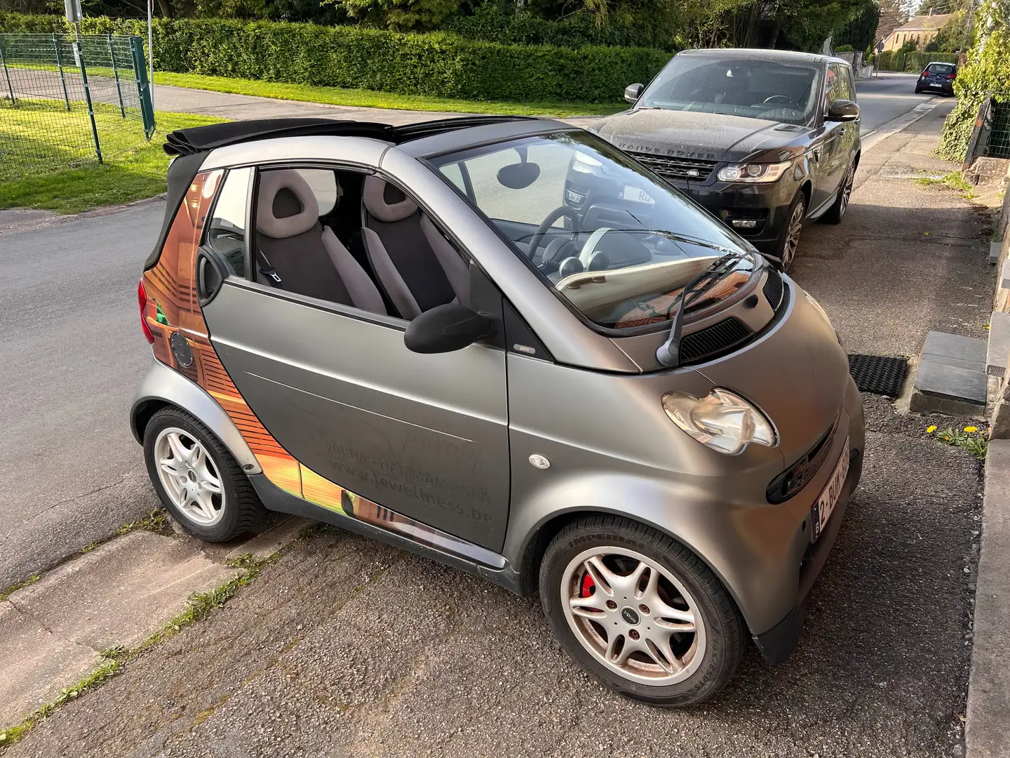 smart city-coupé/city-cabrio 0.8 cdi Cabrio srebrna - 1