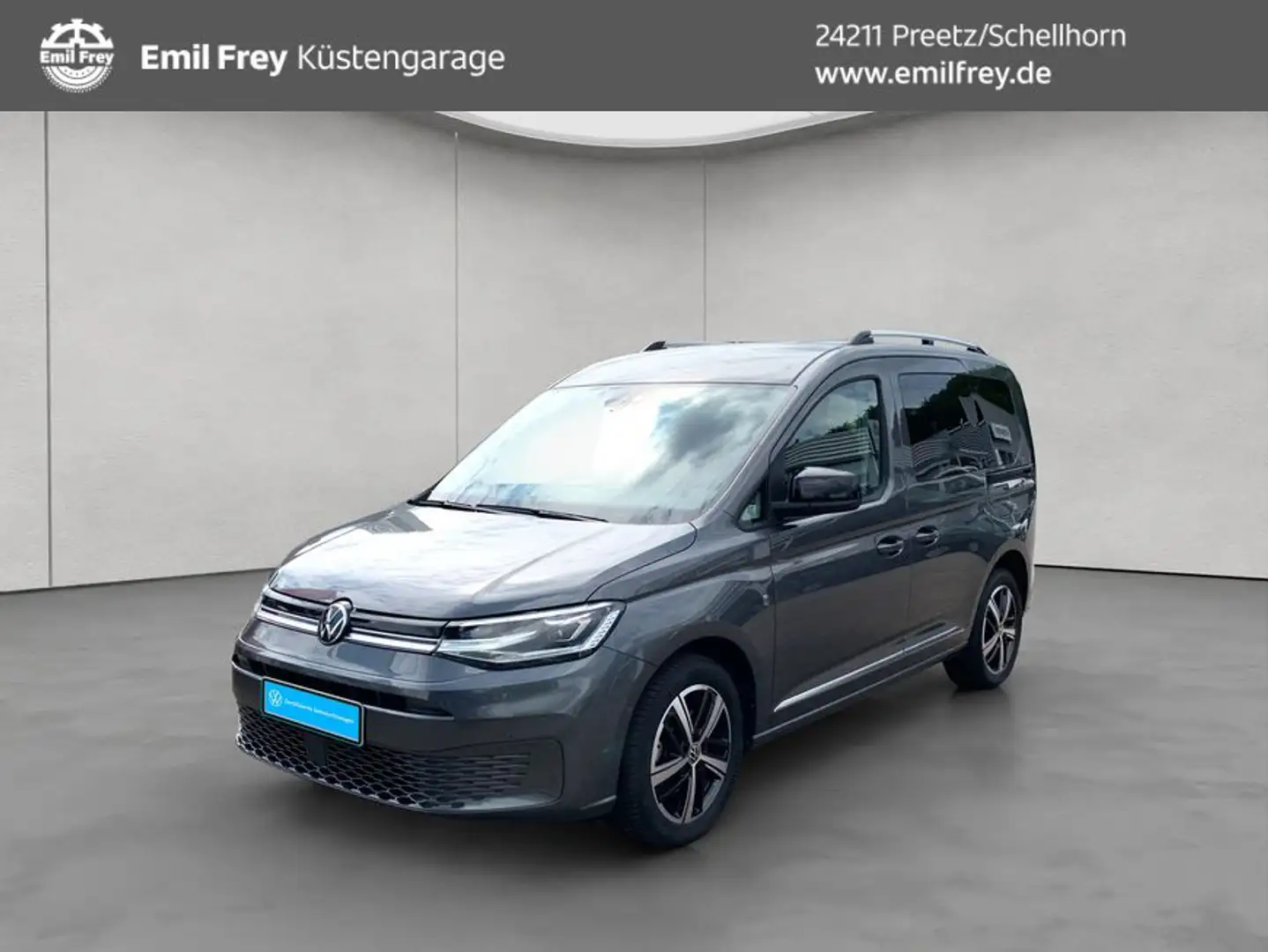 Volkswagen Caddy 2.0 TDI DSG Style Navi ACC Blind Spot Grigio - 1