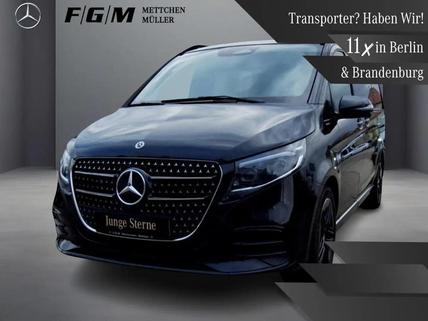Mercedes-Benz V 300 d Avantgarde lang Burm|MBeam|S-Dach|TWA Noir - 1