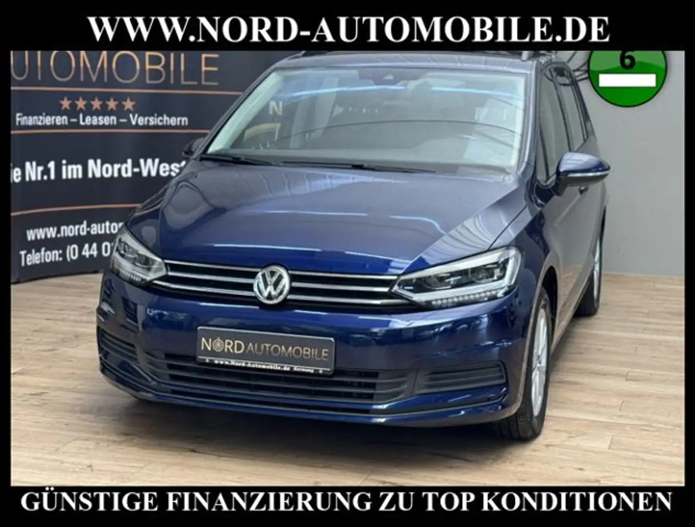 Volkswagen Touran Comfortline 2.0 TDI DSG Navi/LED/Kamera/ Comfortli Blau - 1
