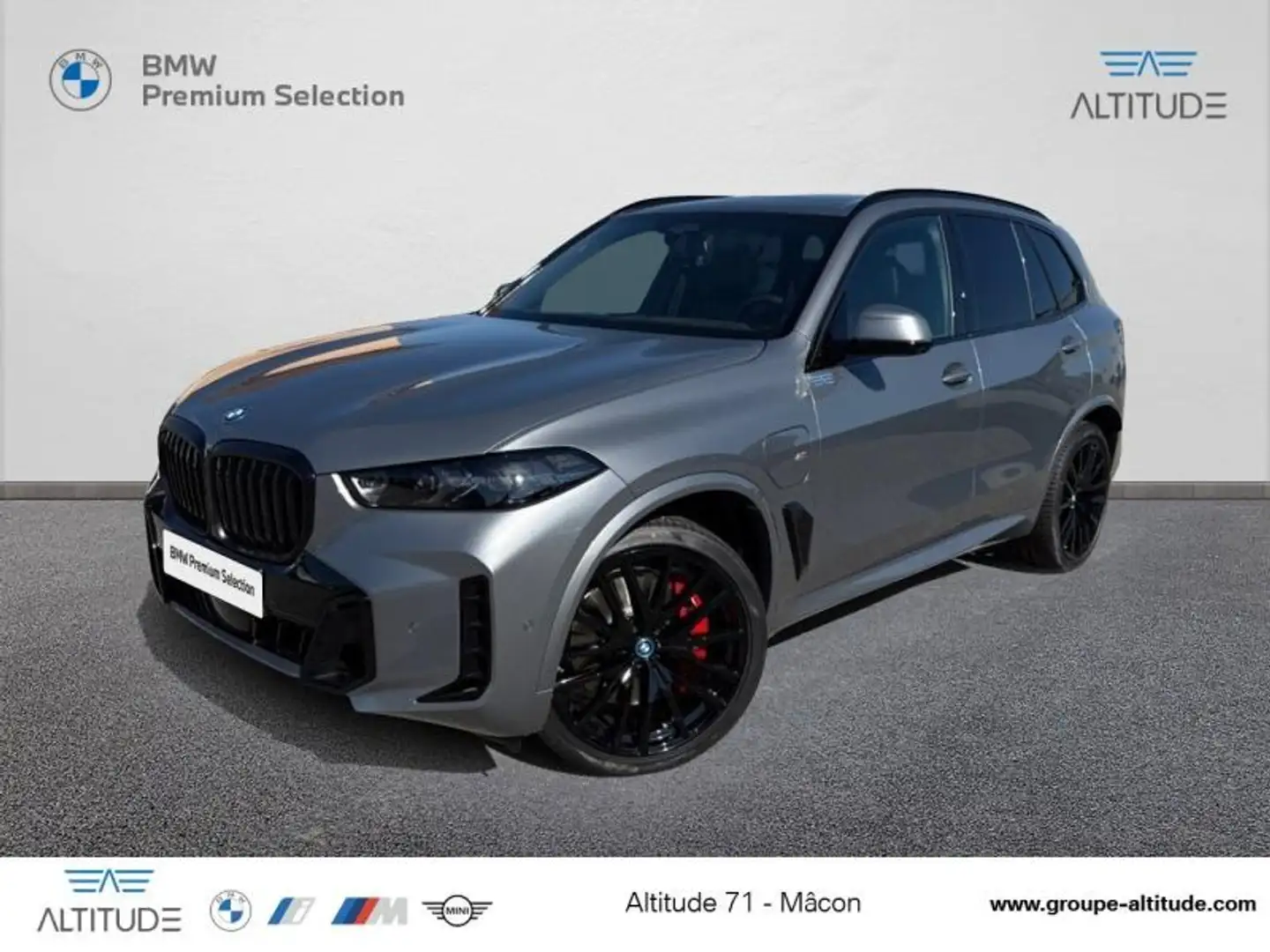 BMW X5 xDrive50e 489ch M Sport Gris - 1