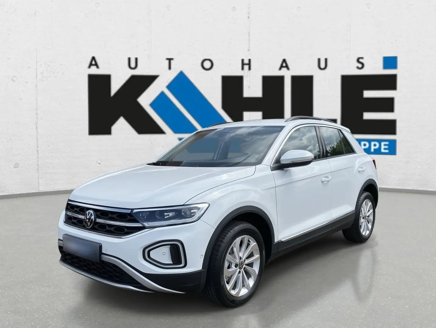 Volkswagen T-Roc 1.5 TSI DSG Style Navi AHK LED ACC SHZ Klima RFK A Weiß - 1