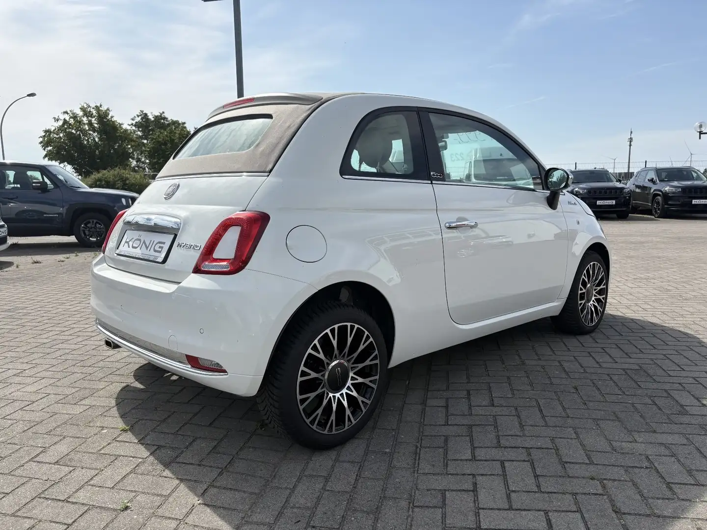 Fiat 500C Klimaauto., Apple u. Android Auto Dolcevita Blanc - 2