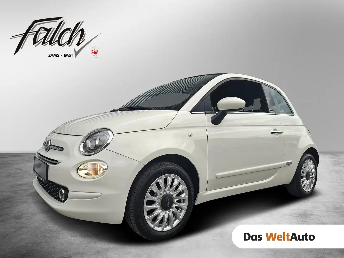 Fiat 500 Cabrio 1,2 Pop Weiß - 1