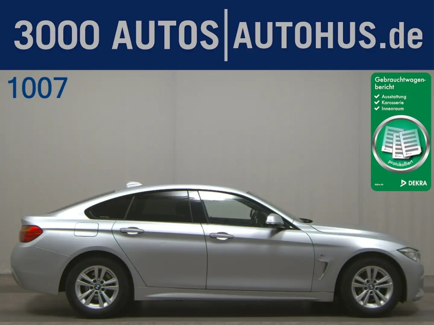 BMW 420 i Gran Coupe M-Sport Navi HUD Leder Xenon LM Stříbrná - 1
