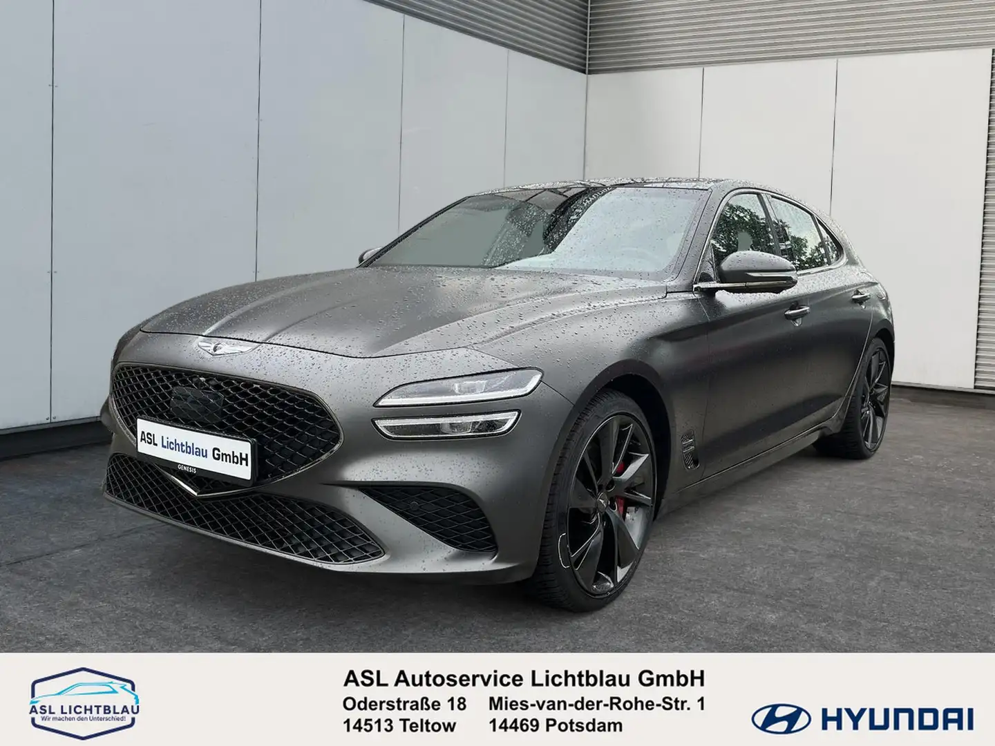 Genesis G70 Shooting Brake 2.2 D Sport RWD Glasdach & Technik-Paket 2.2 Gris - 1
