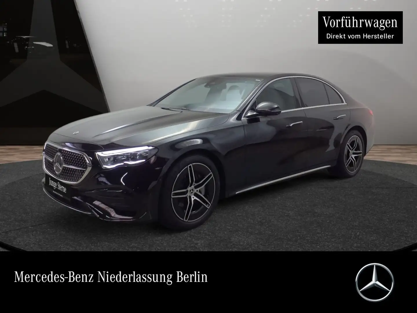 Mercedes-Benz E 200 AMG 360° Distr. Spurhalt-Ass Totwinkel PTS Schwarz - 1