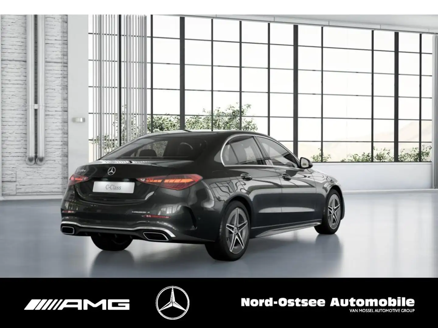 Mercedes-Benz C 220 d AMG ADV. KAMERA LED KEYLESS DISTR. MBUX Grijs - 2