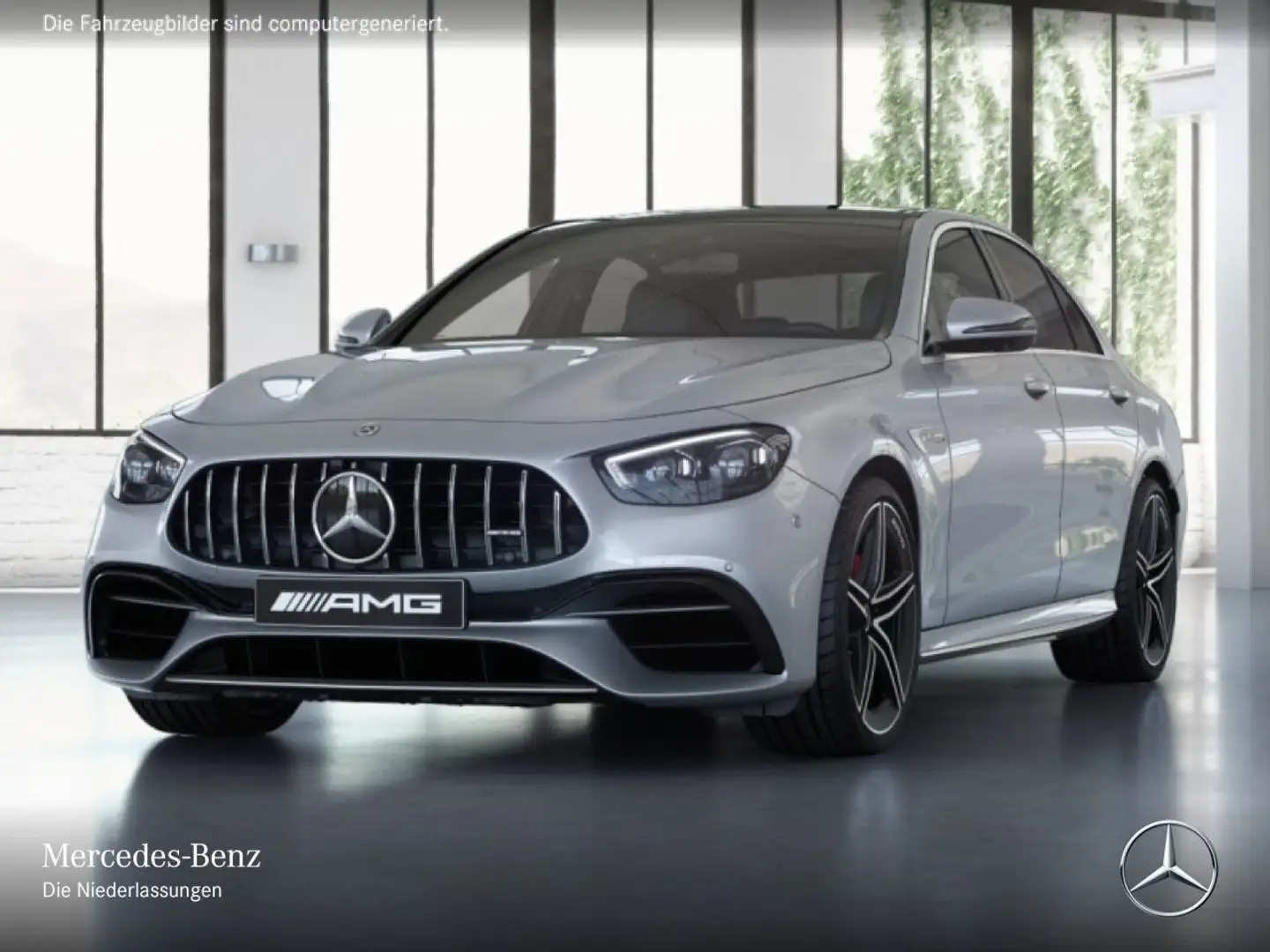 Mercedes-Benz E 63 AMG E 63 S 4M AMG+DRIVERS+PANO+360+MULTIBEAM+FAHRASS Silber - 2