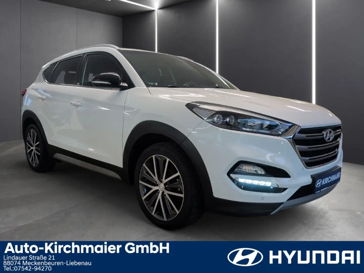 Hyundai TUCSON Passion Plus 1.6 T-GDi M/T 2WD*KLIMAAUTO*NAVI Weiß - 2