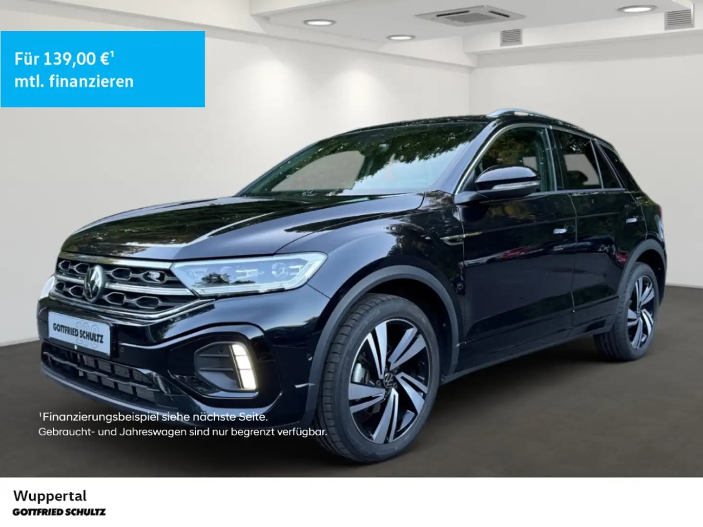 Volkswagen T-Roc 1.5 TSI R-Line DSG NAVI KAM ACC LED SHZ PDC LM Schwarz - 1