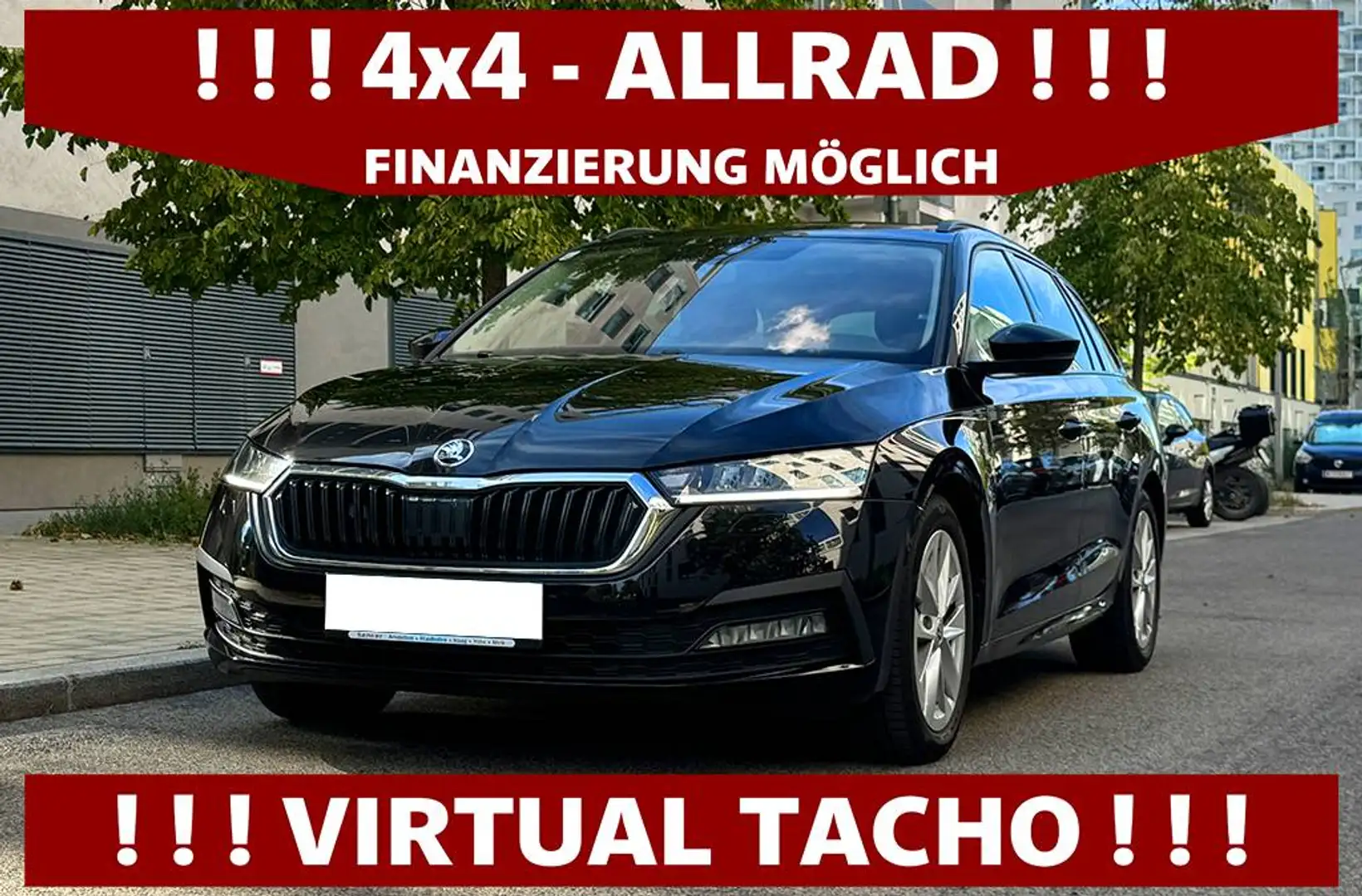 Skoda Octavia 2,0 TDI DSG | ALLRAD | VIRTUAL | STANDHEIZUNG | ANHÄNGERKUPPLUNG Schwarz - 1