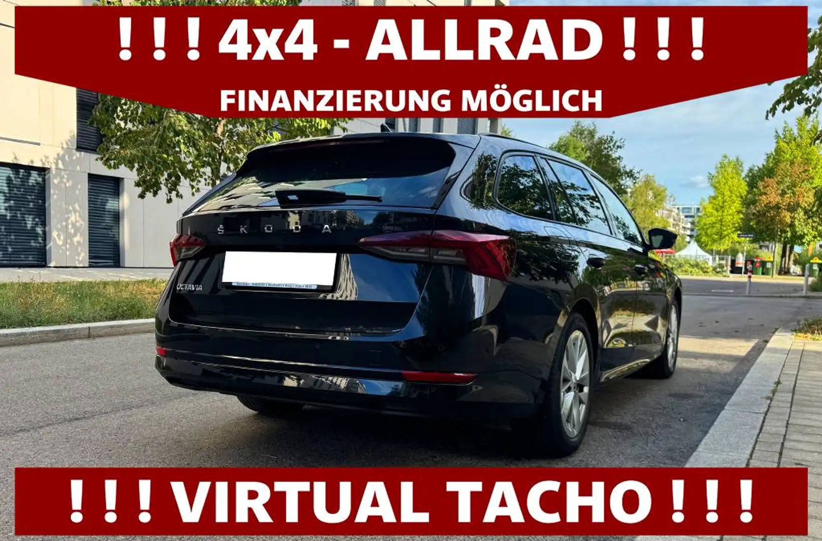 Skoda Octavia 2,0 TDI DSG | ALLRAD | VIRTUAL | STANDHEIZUNG | ANHÄNGERKUPPLUNG Schwarz - 2