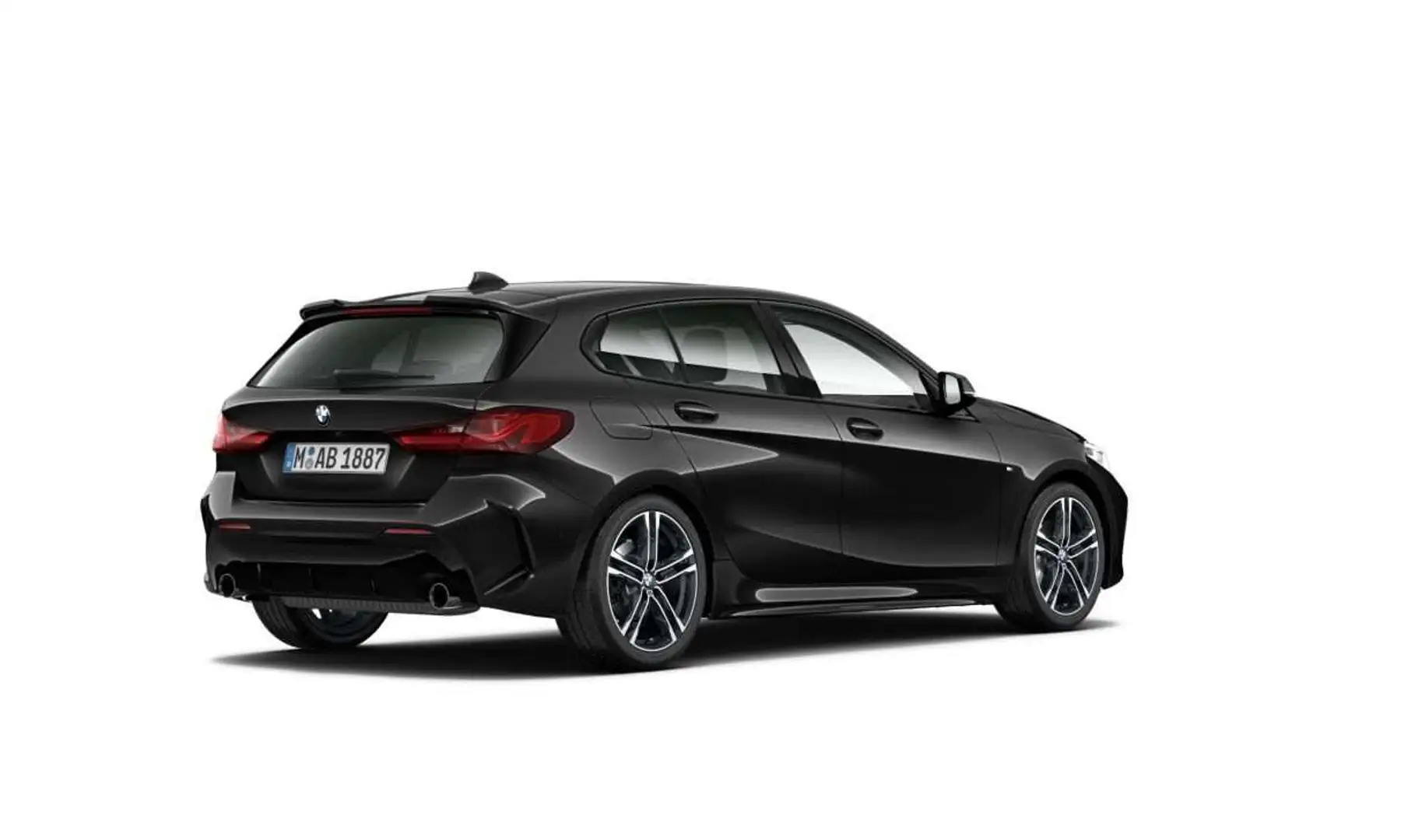 BMW 118 d M Sport DAB LED RFK Tempomat Parkassistent Noir - 2