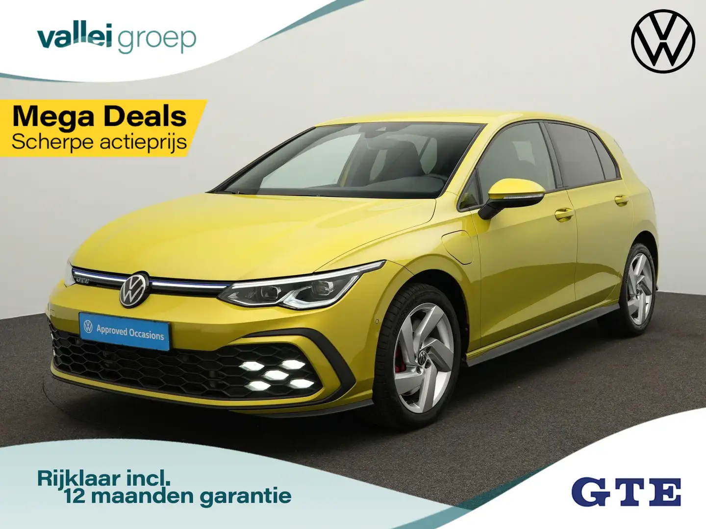 Volkswagen Golf 1.4 eHybrid 245 pk DSG GTE | Stuur-/stoelverwarmin Geel - 1