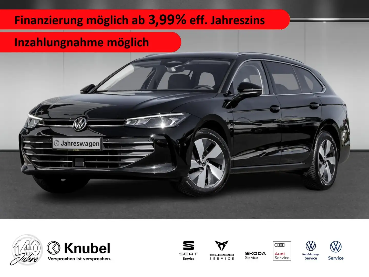 Volkswagen Passat Variant Business 1.5 eTSI DSG NAVI/AHK/AreaView Schwarz - 1