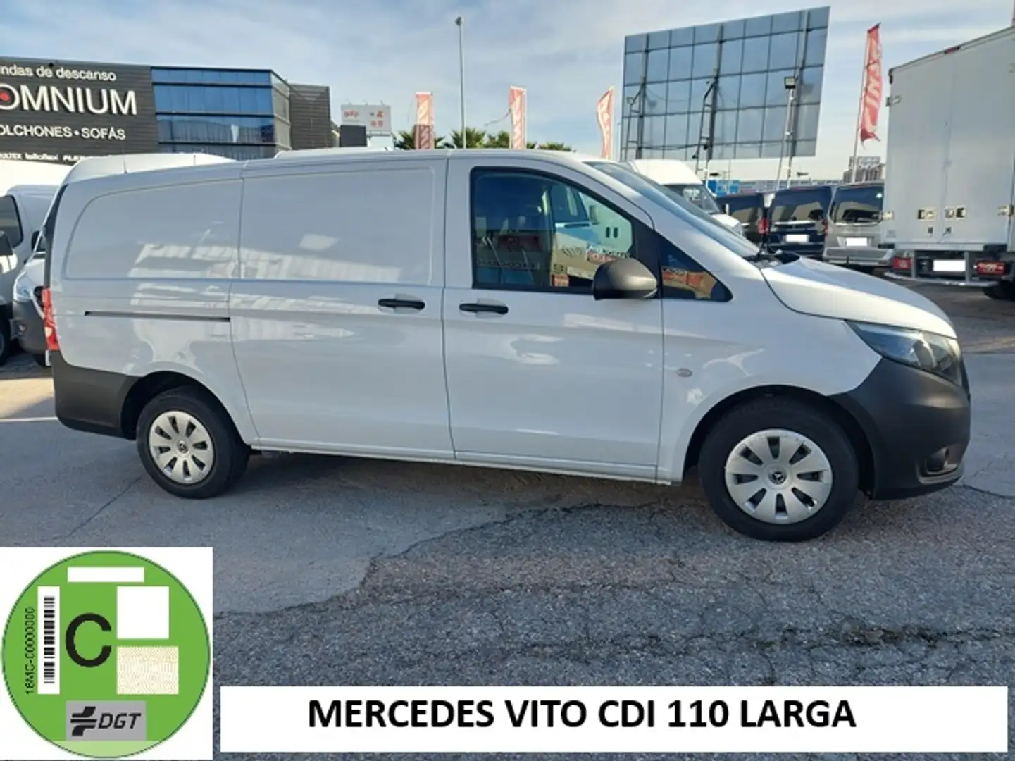 Mercedes-Benz Vito Furgón 110CDI Pro Larga Blanco - 1
