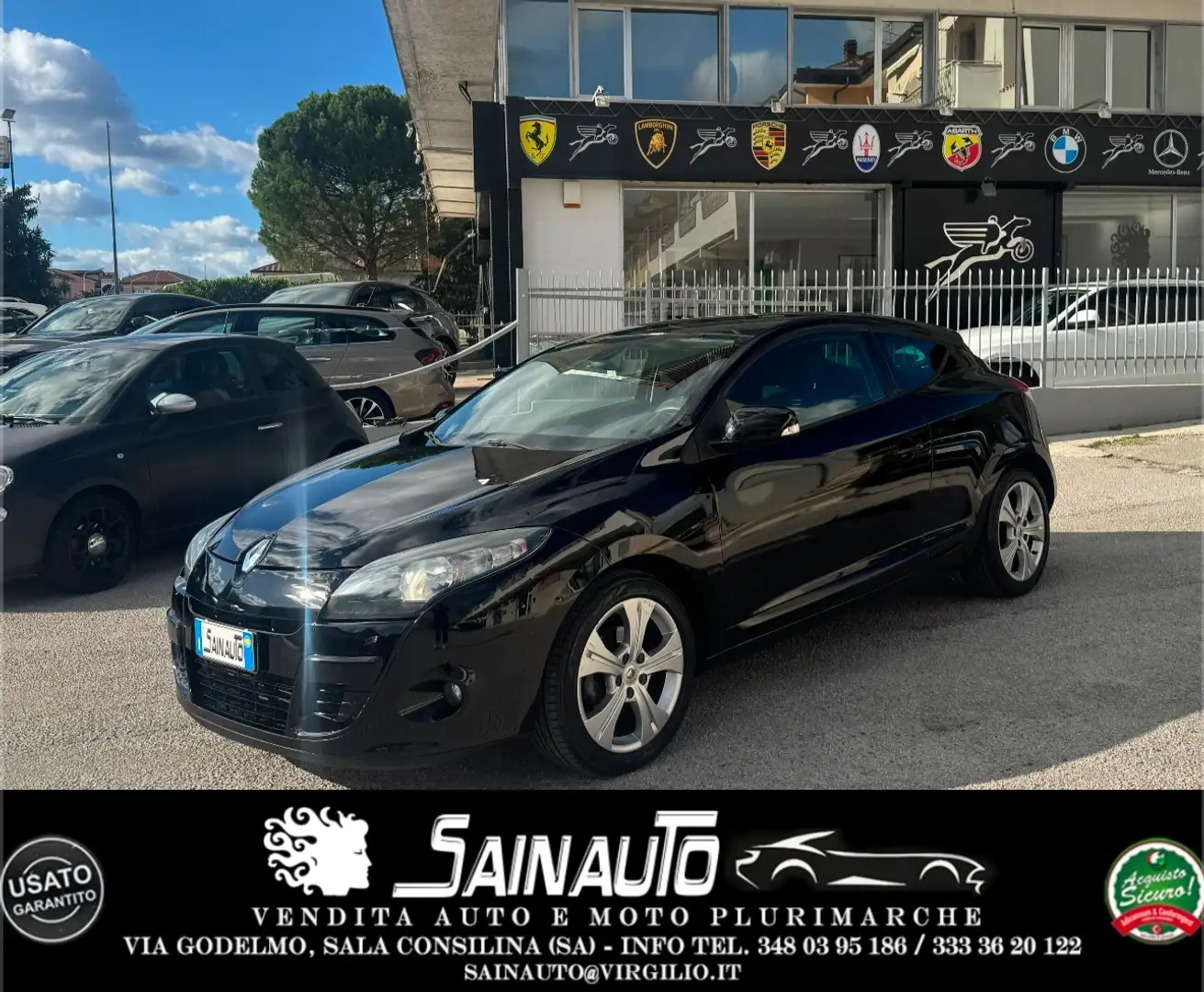 Renault Megane Megane Coupe 1.4 tce 16v Monaco Gp 130cv Zwart - 1