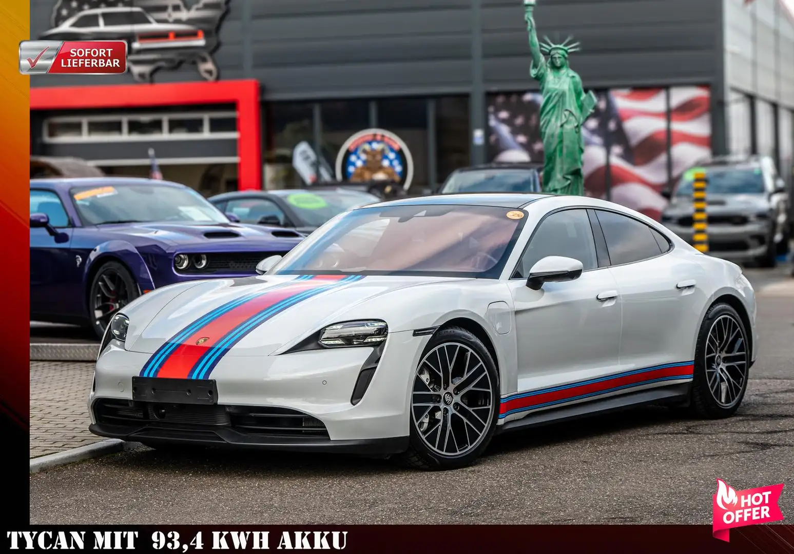 Porsche Taycan 4 S, Sport Chrono Paket, neue Batterie Blanco - 1