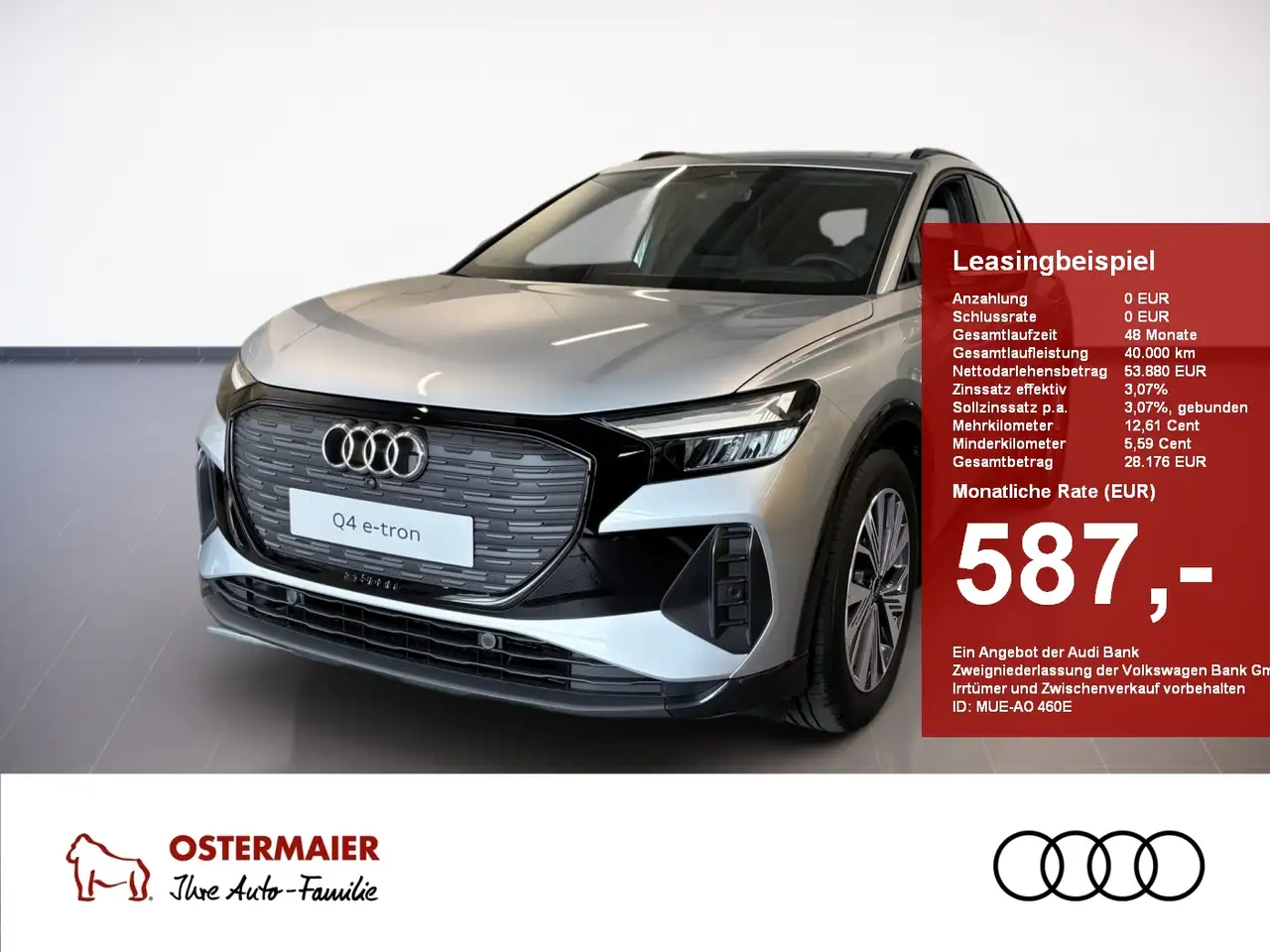 Audi Q4 e-tron Q4 45 e-tron 210 kW 286PS AHK.KEYLESS.KLIMA.NAVI