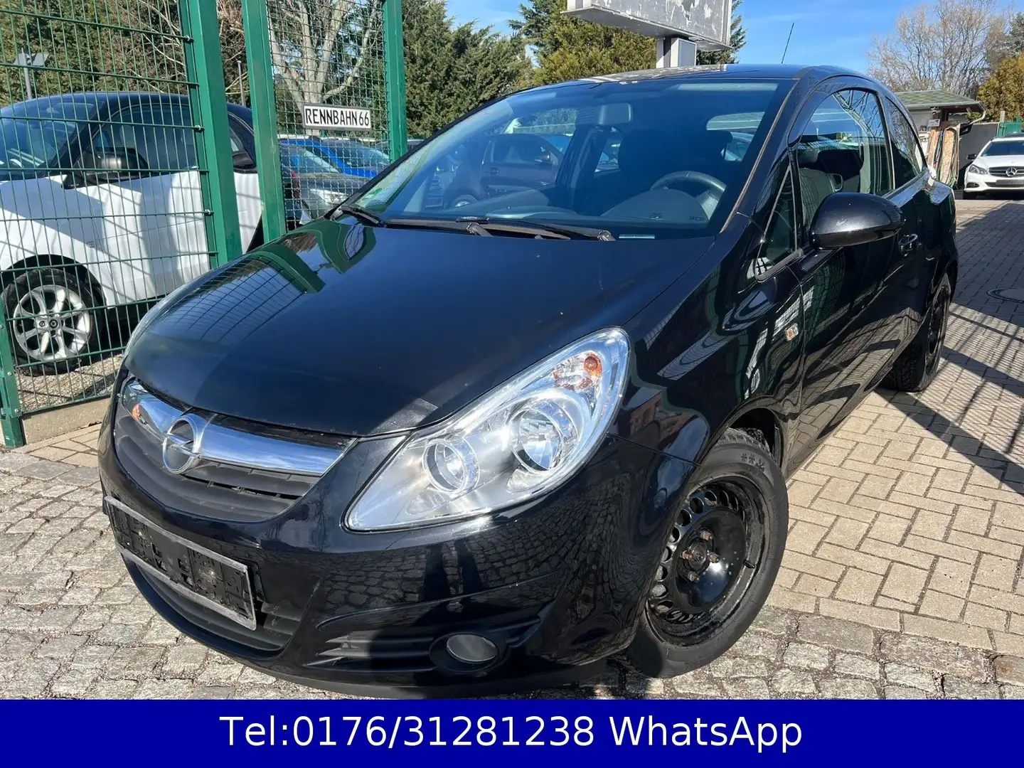 Opel Corsa 1.4 Twinport !! Tüv Febr,2027 !! Klima !! Schwarz - 1