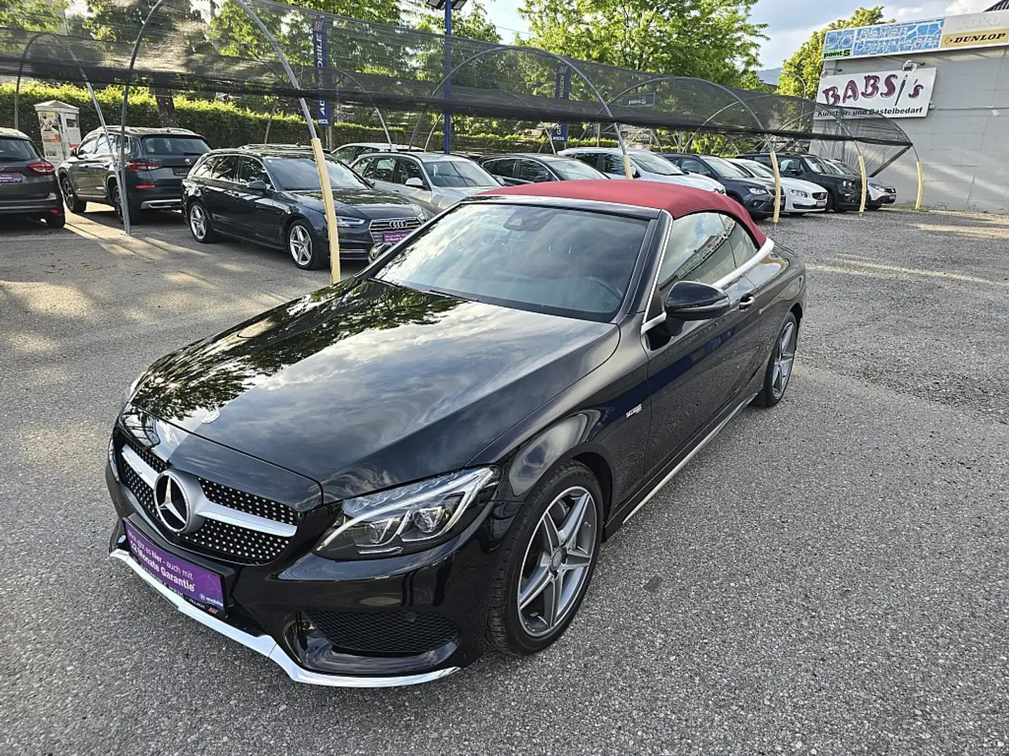 Mercedes-Benz C 400 4MATIC Cabrio Aut. *AMG-line* Schwarz - 1