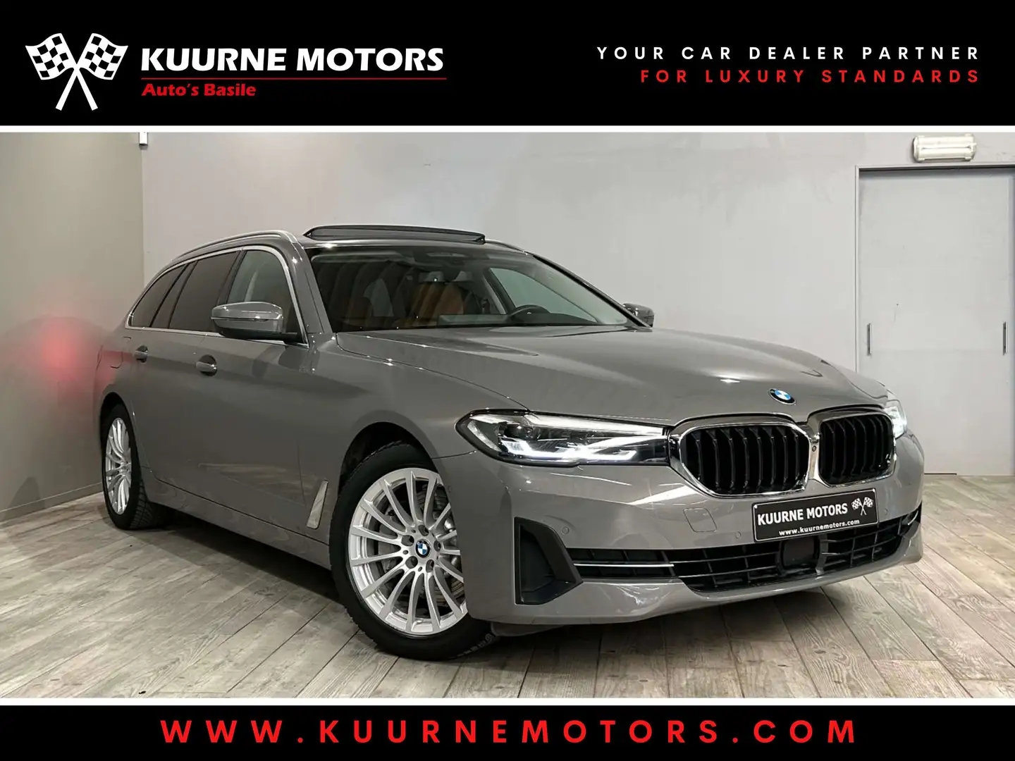 BMW 530 e xDrive Touring Pano/Cam360/Acc/Hud *1j garantie* Gris - 1