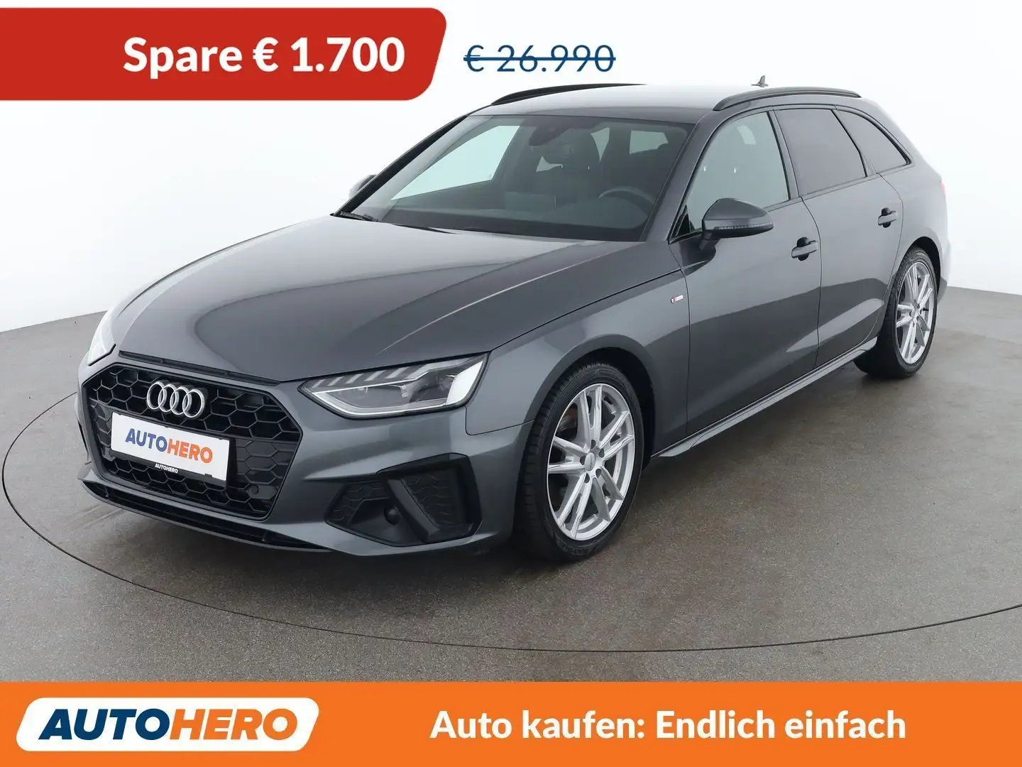 Audi A4 35 TFSI Mild-Hybrid S line Grau - 1