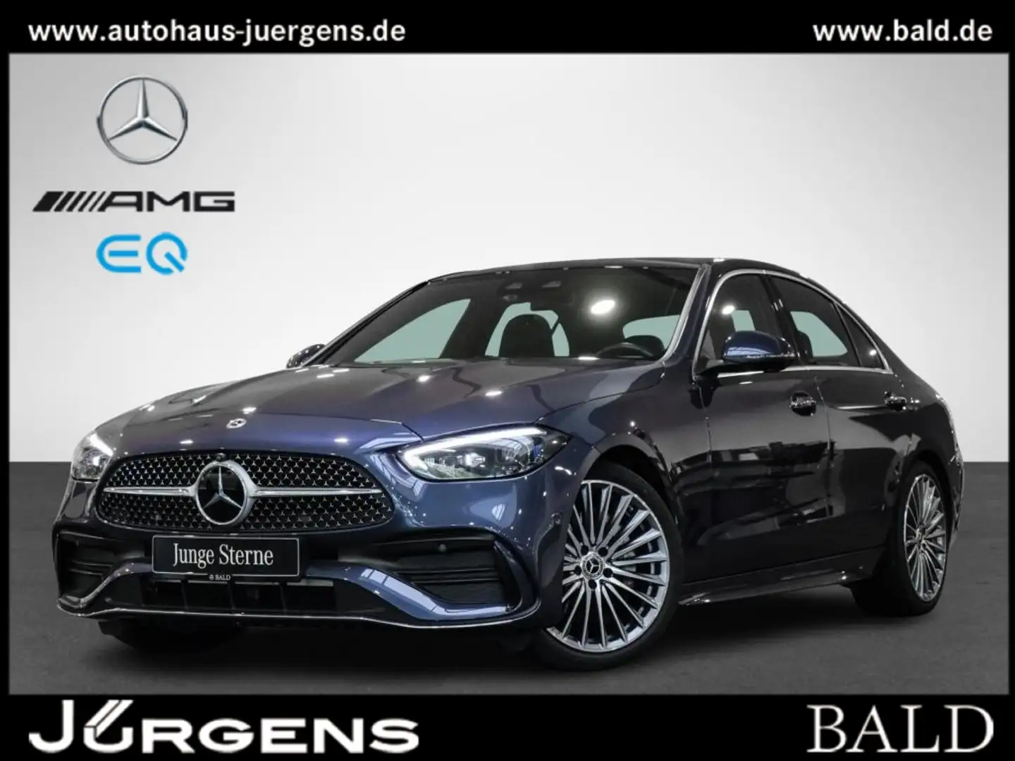Mercedes-Benz C 300 d 4M AMG-Sport/StdHzg/Distr/360/Pano/Memo Blau - 1
