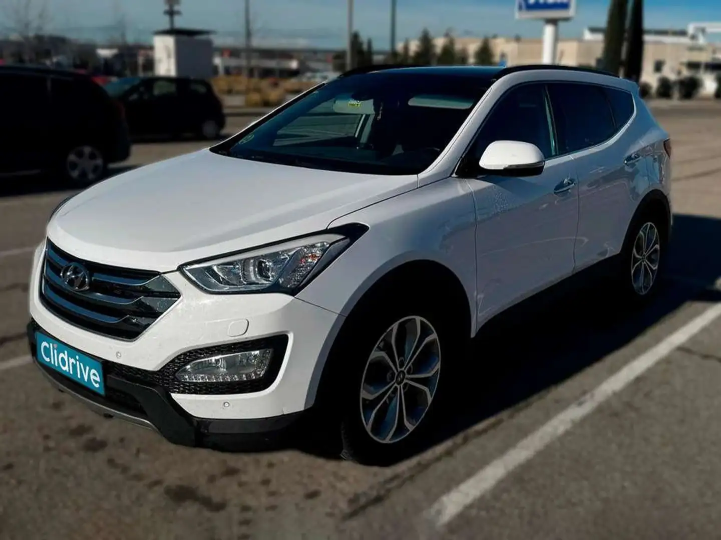 Hyundai SANTA FE 2.2CRDi 4x4 Style 7s Aut. Blanc - 2