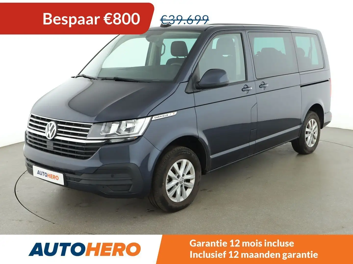 Volkswagen T6 Caravelle 2.0 TDI Comfortline FWD Bleu - 1