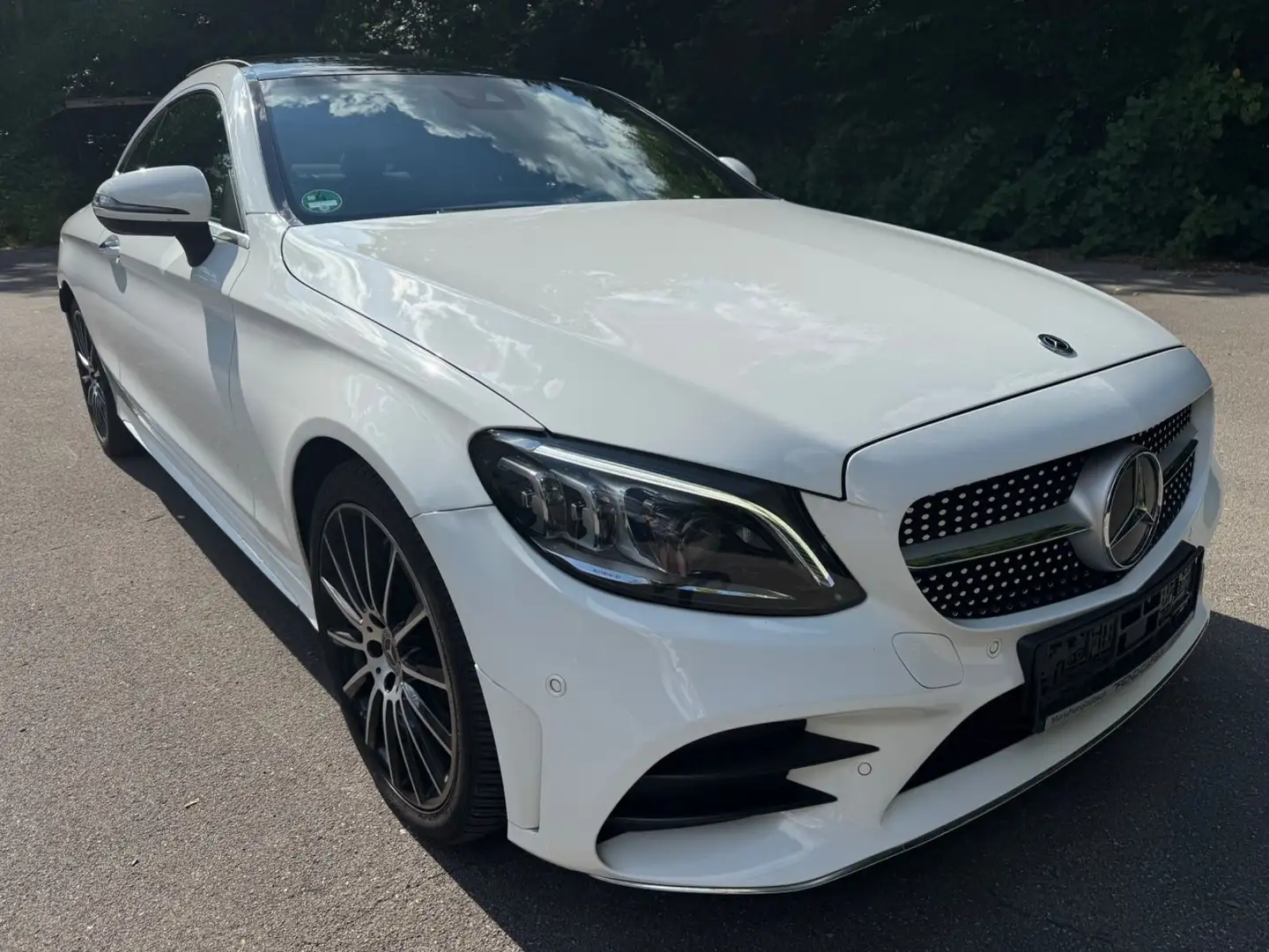 Mercedes-Benz C 300 Coupe * AMG Line*Panorama*Facelift* Blanc - 2