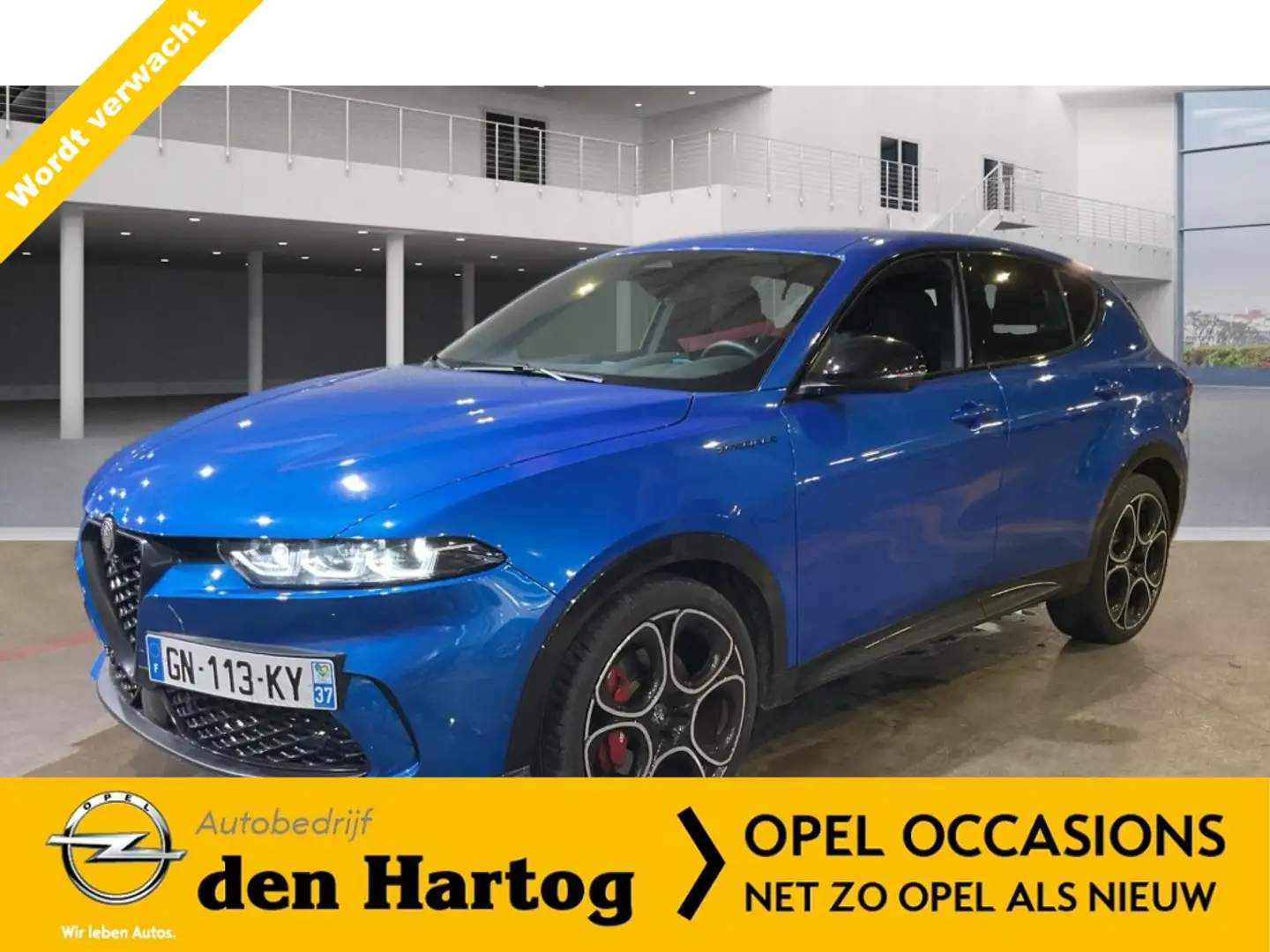 Alfa Romeo Tonale 1.5T Hybrid Edizione Speciale ECC/Electrische acht Blauw - 1