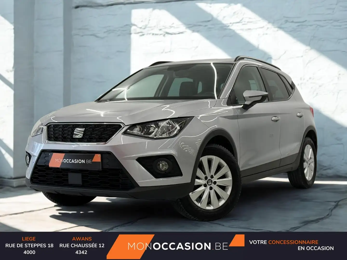 SEAT Arona 1.0 TSI Move! GPS Carplay Sg Chauff Clim Capteurs Grigio - 1