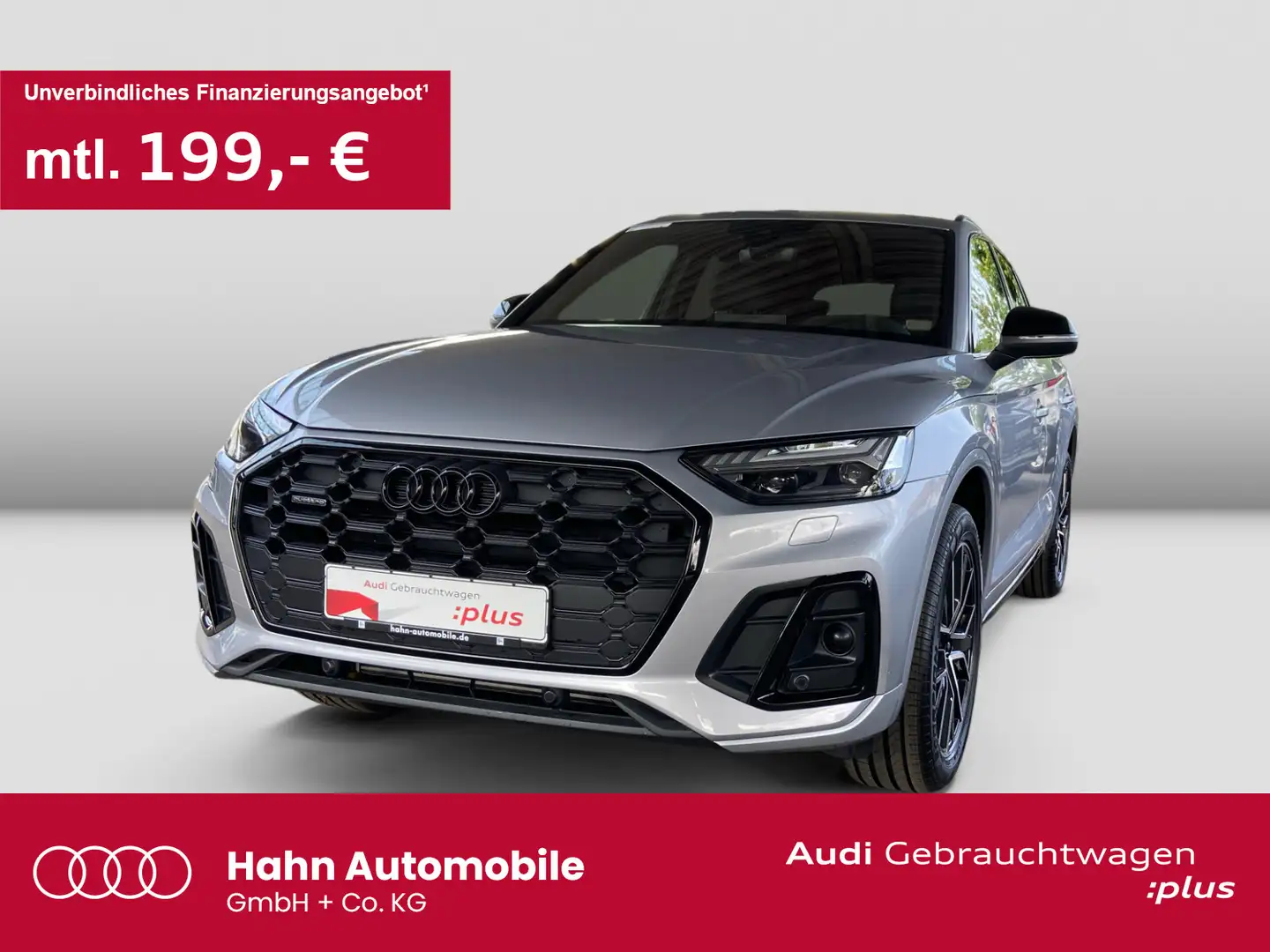 Audi Q5 40TFSI qua S-Line S-Trc Virtual Standh Matrix Silber - 1