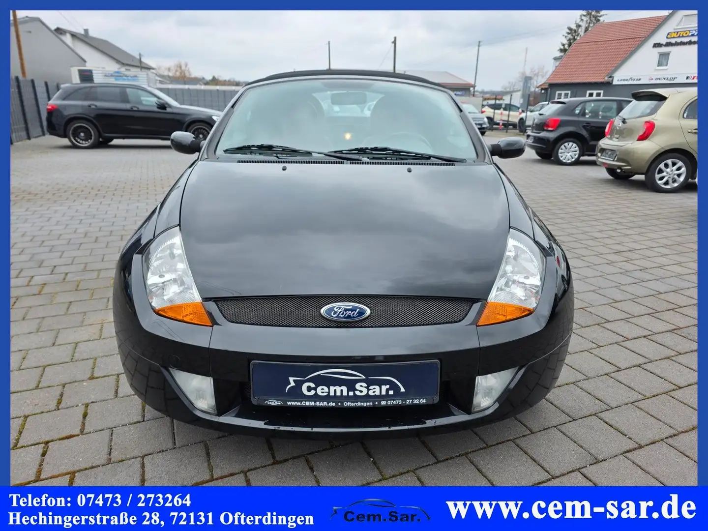Ford Streetka Elegance Roadster *Rotes LEDER* Schwarz - 2