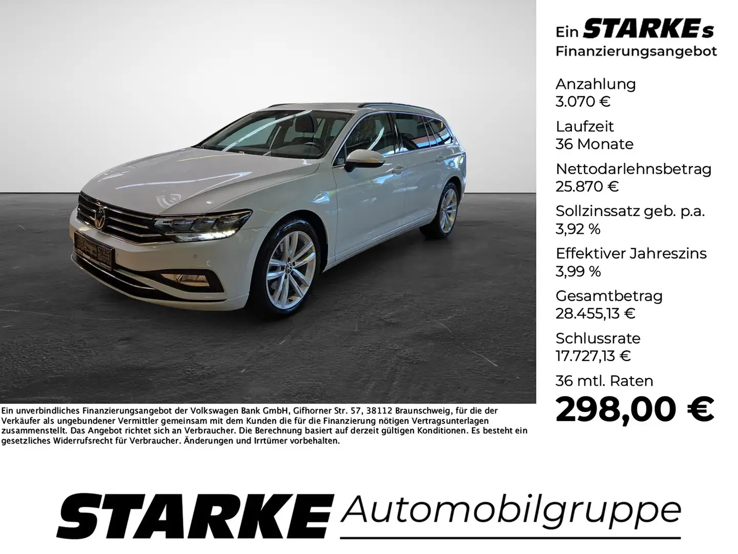 Volkswagen Passat Variant 2.0 TDI DSG Business LED AHK Navi ACC PDC Blanc - 1