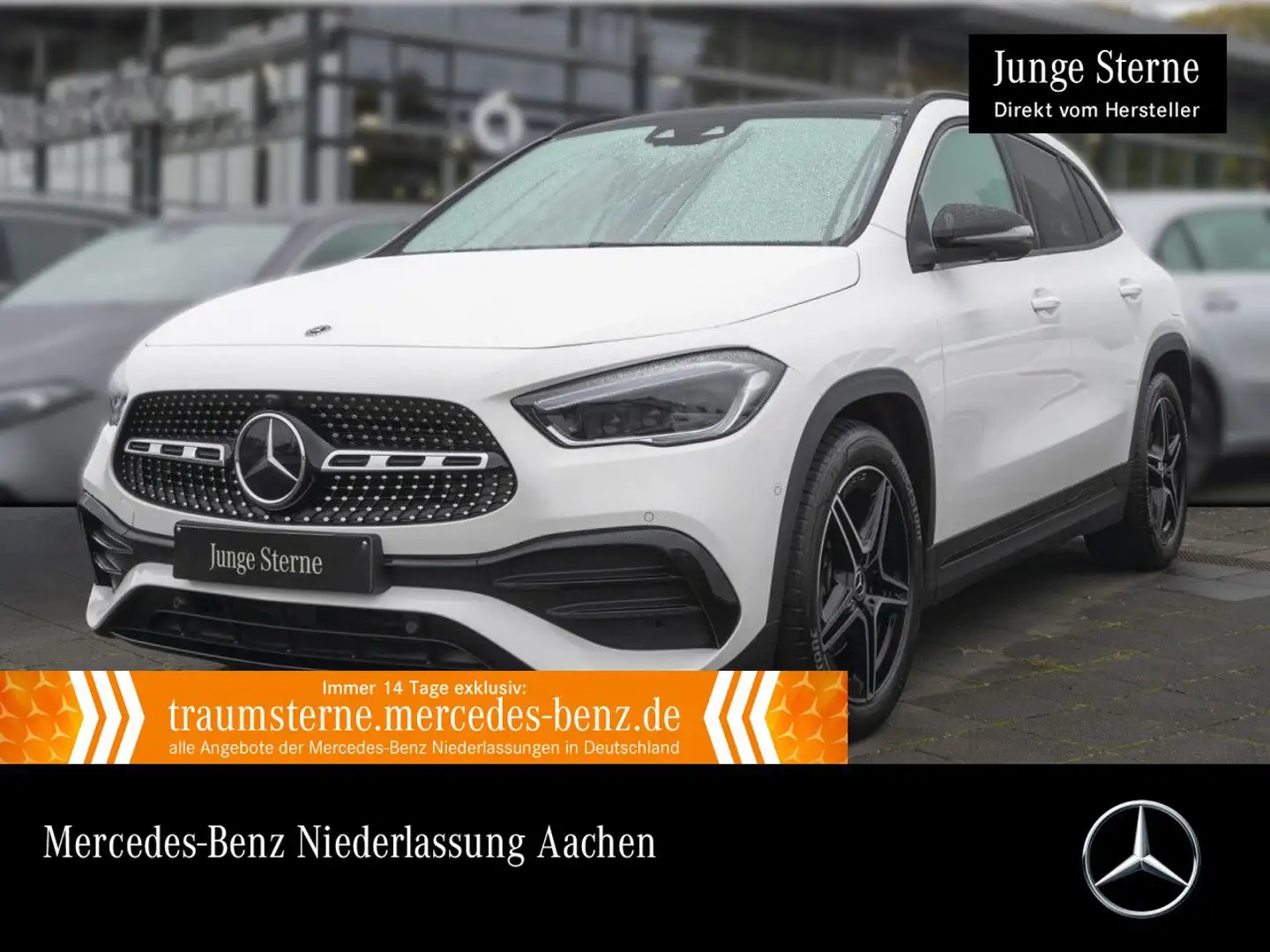 Mercedes-Benz GLA 250 4M AMG+NIGHT+PANO+360°+AHK+MULTIBEAM+19" Weiß - 1