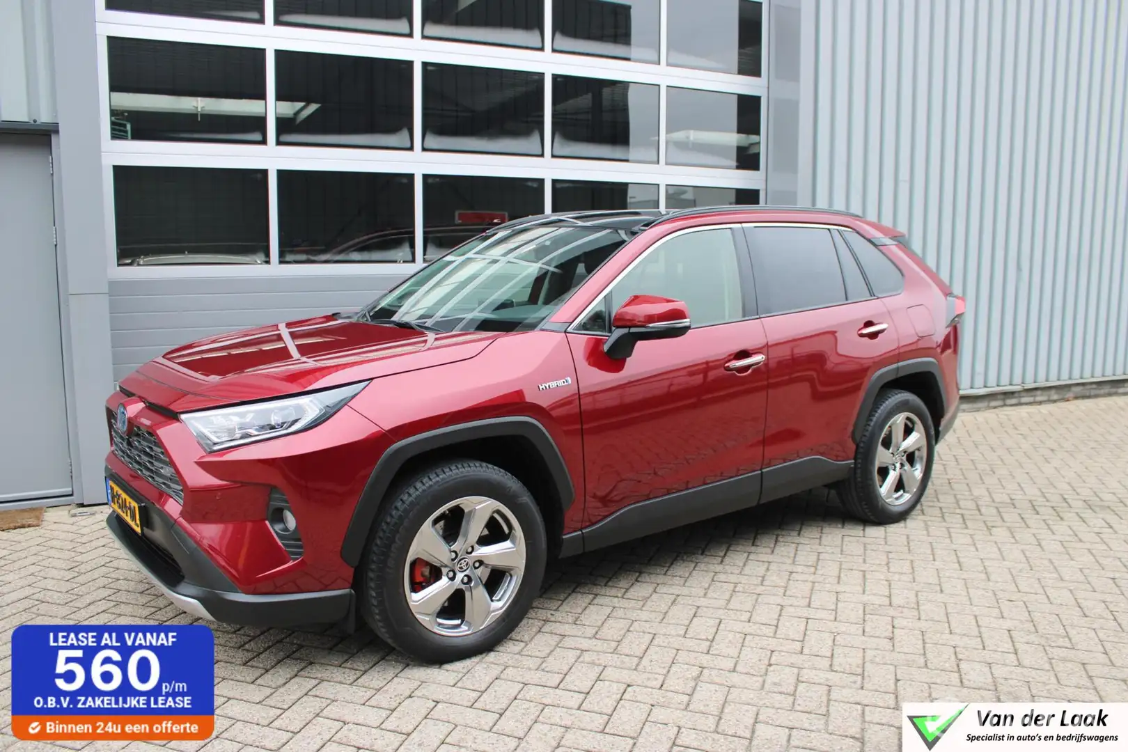 Toyota RAV 4 2.5 Hybrid AWD Executive | 1e Eigenaar | Panoramad Rood - 1