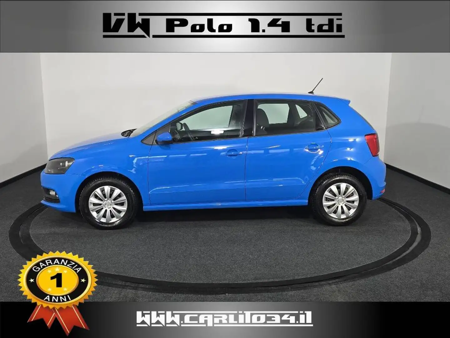 Volkswagen Polo 1.4 tdi Comfortline 75cv 5p Blau - 2