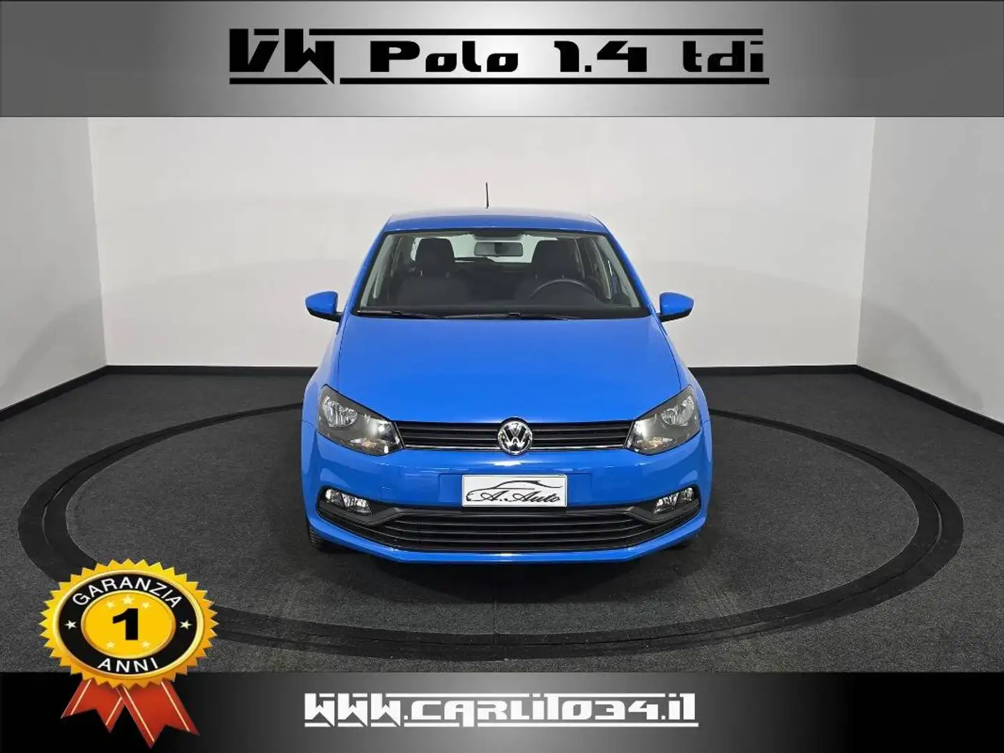Volkswagen Polo 1.4 tdi Comfortline 75cv 5p Blauw - 1