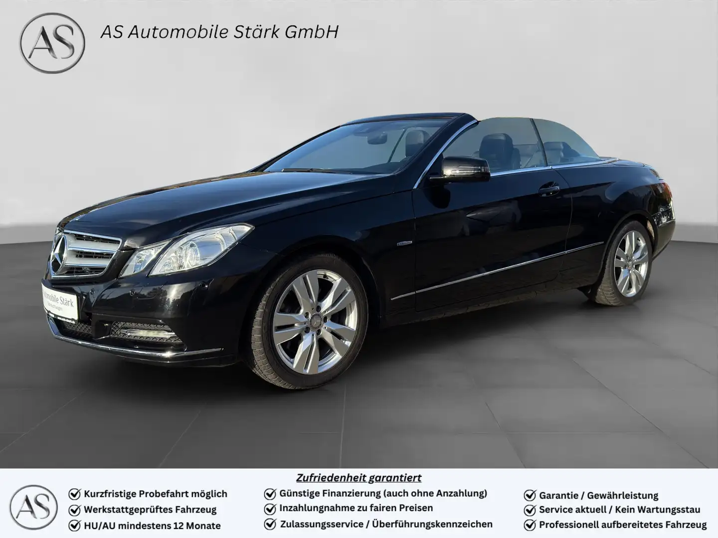 Mercedes-Benz E 350 CDI Cabrio Airscarf+Leder+Kamera+H&K Sound Noir - 1