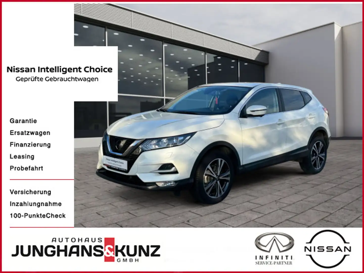 Nissan Qashqai QASHQAI 1.6 DIG-T 6MT 4x2 N-Connecta BF NAVI KLI Weiß - 1
