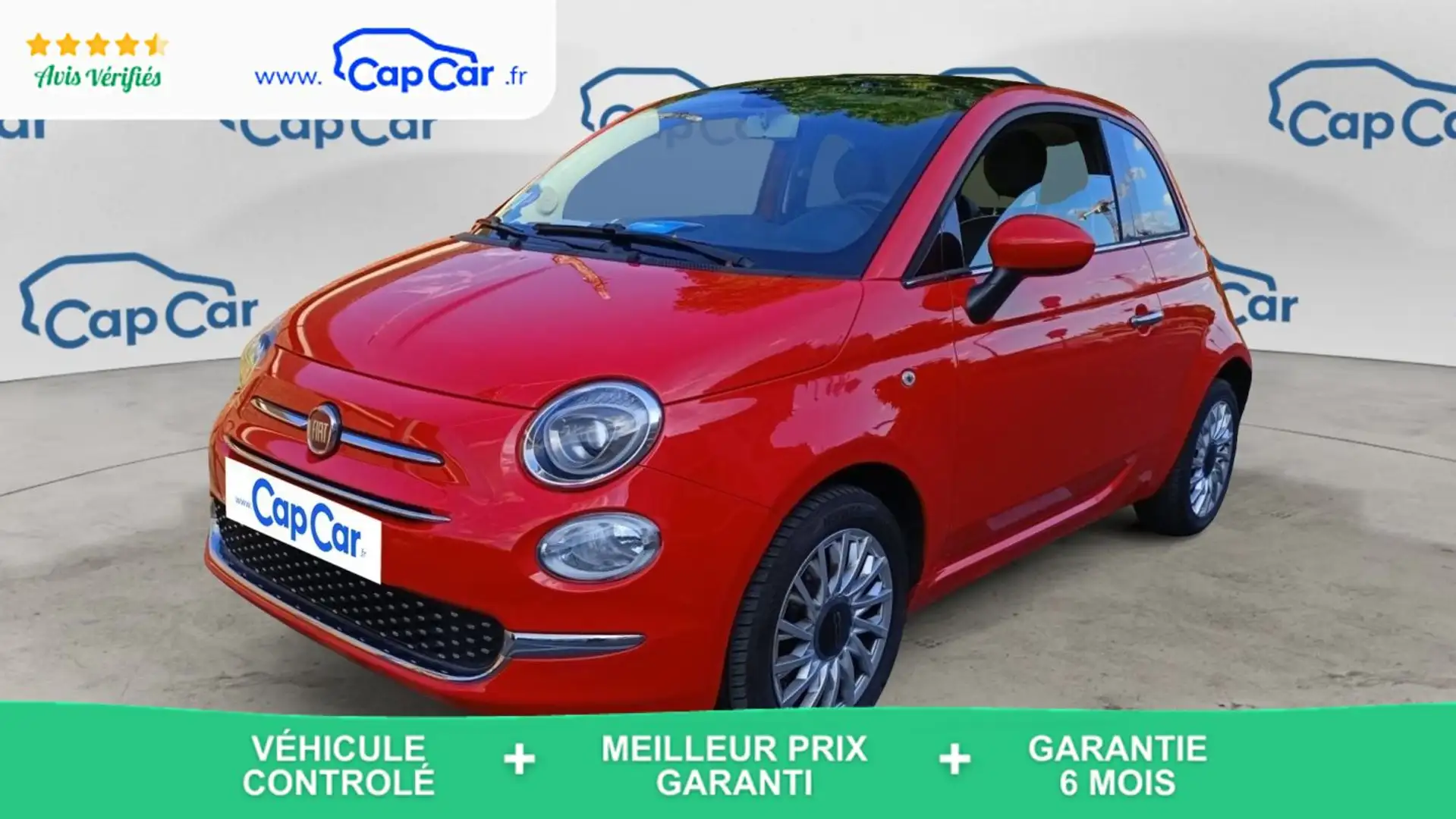 Fiat 500 1.2 69 Lounge Orange - 1