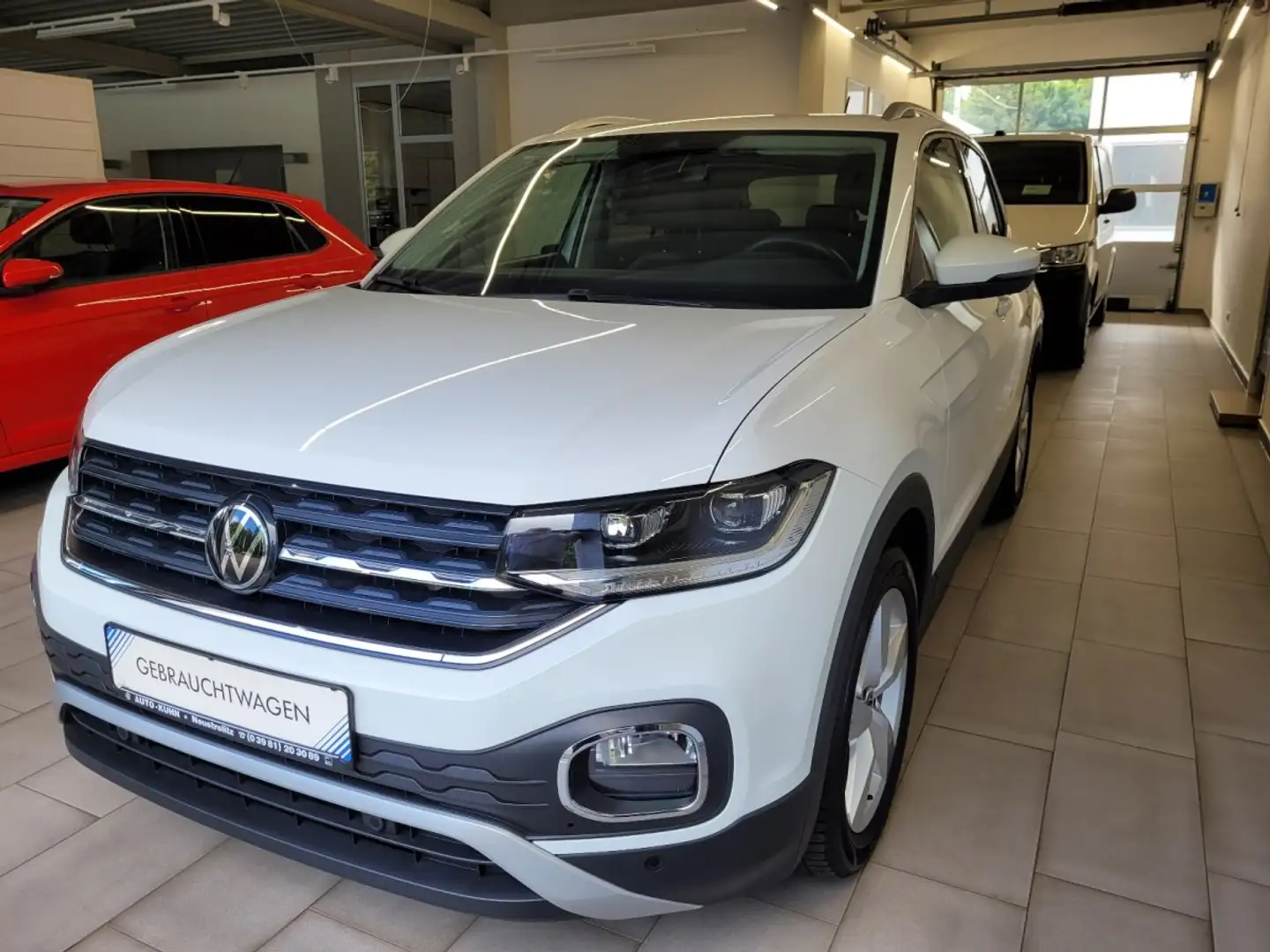 Volkswagen T-Cross 1.0 TSI 81KW DSG Style,ACC,LED,Rückfk, Weiß - 2