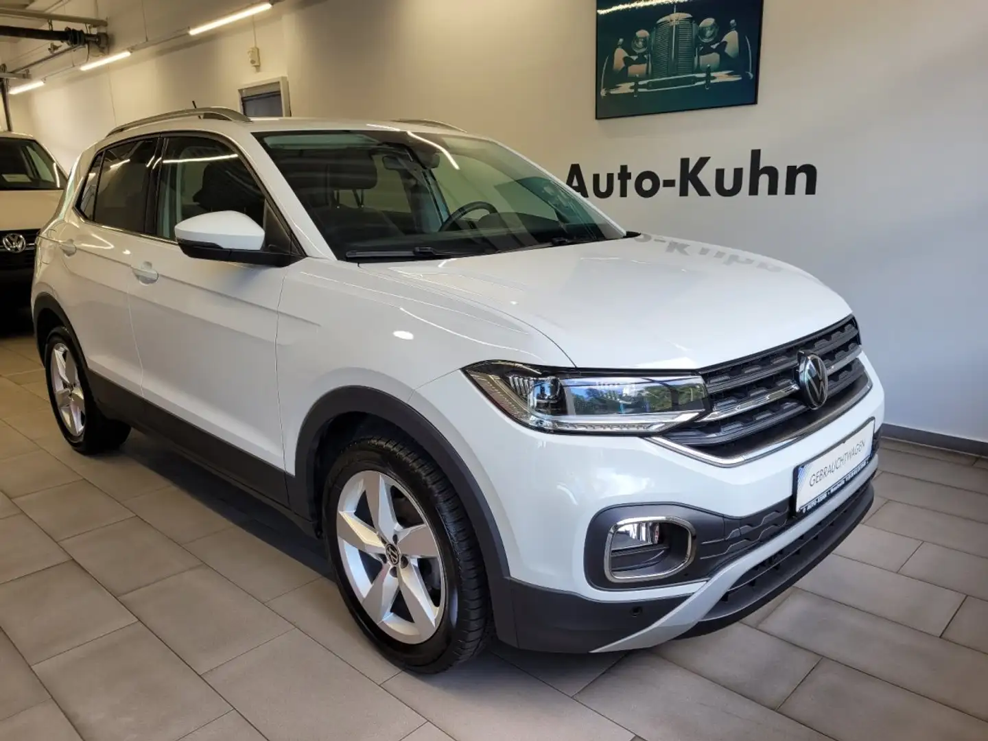 Volkswagen T-Cross 1.0 TSI 81KW DSG Style,ACC,LED,Rückfk, Weiß - 1