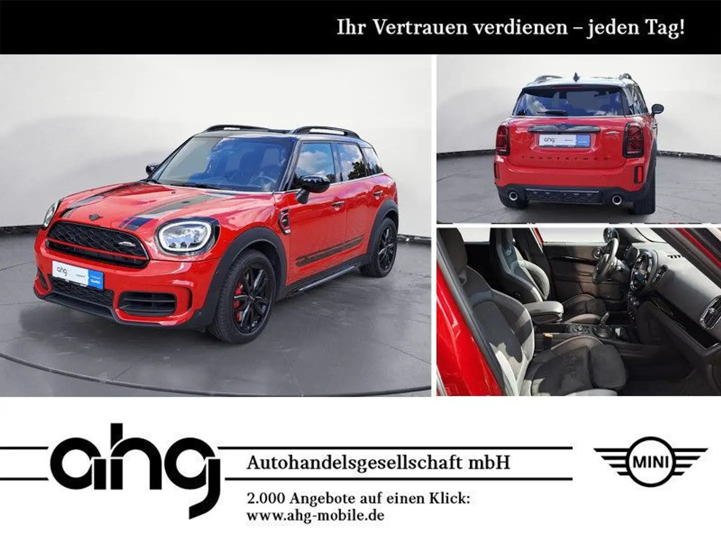 MINI John Cooper Works Countryman Countryman JCW ALL4 John Cooper Works Trim Rückf Červená - 1