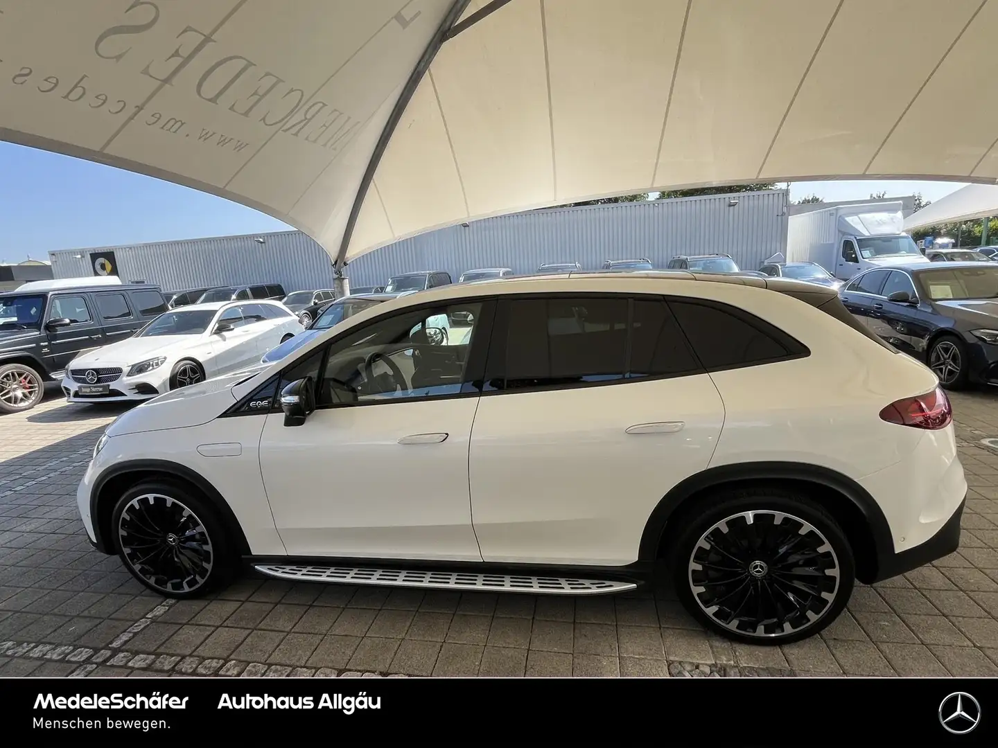 Mercedes-Benz EQE SUV EQE SUV 500 4M AMG 22" Hyper Airmatic AHK 360° Blanc - 2