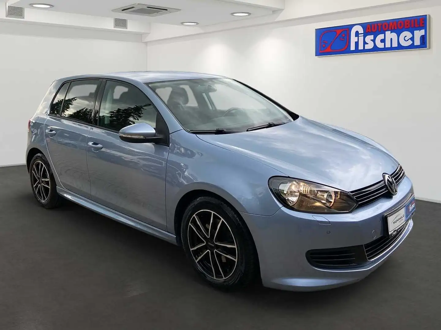 Volkswagen Golf VI 1.6 TDI BlueMotion Sitzhzg PDC Klima Zahnriemen Bleu - 2