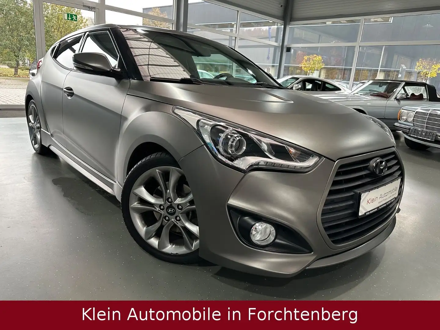 Hyundai VELOSTER Premium Aut Navi Leder Xenon Pano Matt Grau - 1